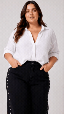 Jean Augusta con tachas premium